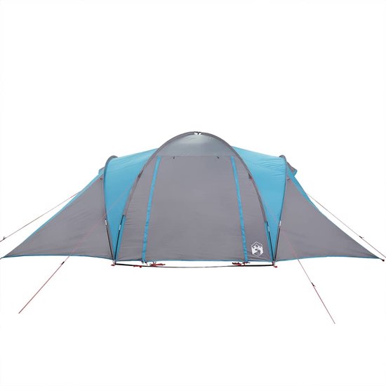 vidaXL Koepeltent - 6-persoons - Waterdicht - Blauw Kampeervakantie - Tent Kopen - Familie Tent - Koepeltent - Zes Persoons Tent van Vidaxl — afbeelding 2