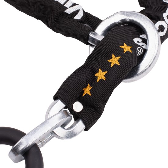 VINZ Oyu ART 4 Motorslot / Bootslot - Extra Lang Kettingslot met Loop en extra groot Beugelslot - 3 sleutels - ART Goedgekeurd Slot voor Motor Scooter Boot - 300 cm van VINZ — afbeelding 2
