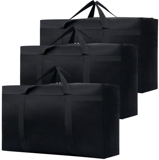 Candala Opbergtas Onder Het Bed 3 Delige, Non-woven Opvouwbaar Onder Het Bed Dressoir Opbergruimte Voor Kleding Met Duurzame Ritssluiting En Handvat Voor Dekbedden Kussens Kleding Dekens
