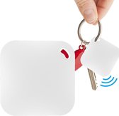 Bol.com Sleutelvinder smarttag voor sleutel/koffer/bagage - Wit Meerkleurig A - Compatibel met Apple Find My app (iOS) - Alterna... aanbieding