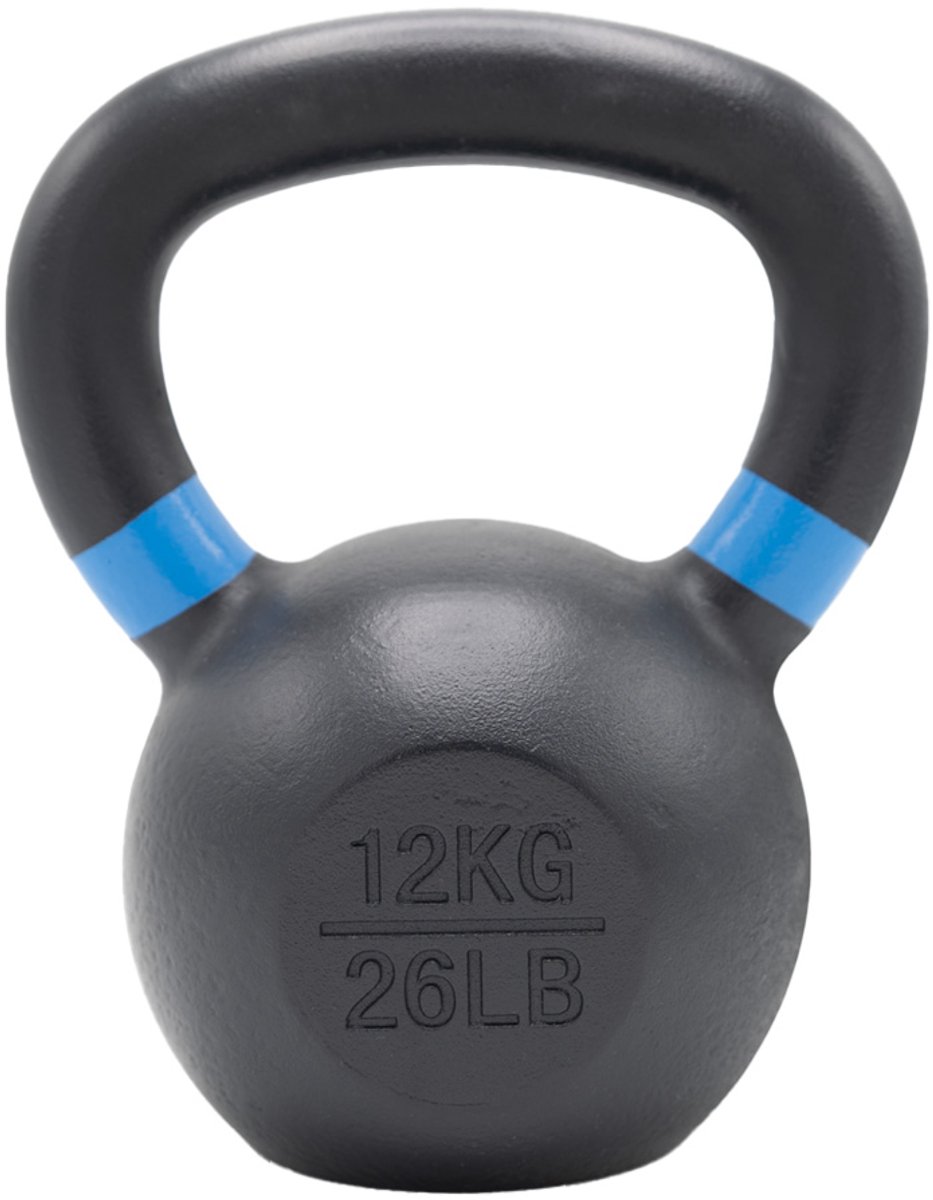Kettlebell gietijzer 12 kg - Kettlebells - FysioSupplies