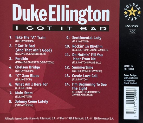 Duke Ellington - I got it bad
