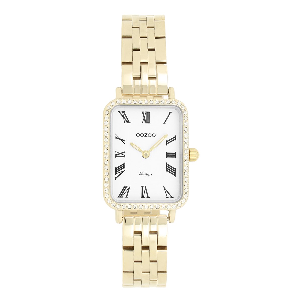 OOZOO Vintage series - Goudkleurige horloge met roestvrijstalen armband roestvrijstalen armband - C20414