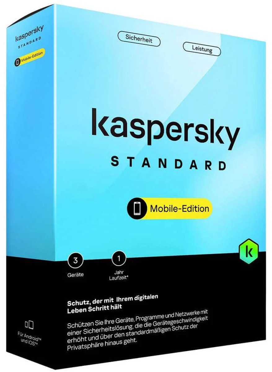Kaspersky Standard Mobile Edition - 1 Apparaat - 1 Jaar