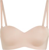 Hunkemöller Dames Lingerie Voorgevormde strapless beugel-bh Smooth - Beige - maat B85
