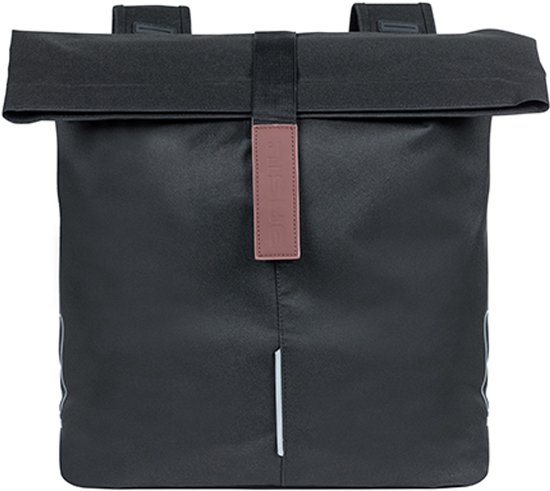 Basil City Dubbele fietstas - Zwart - 32 Liter van Basil — afbeelding 2