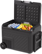 Bol.com Auronic Elektrische Koelbox - Compressor - Met Wielen - 12V 230 Volt - Auto - 40L - Frigobox - Zwart/Grijs aanbieding