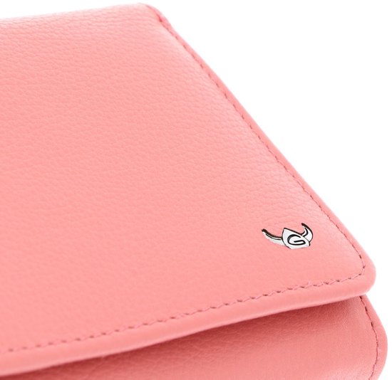 Golden Head Cuir porte-monnaie Madrid RFID Protect RV-Börse 3335 Koralle corail