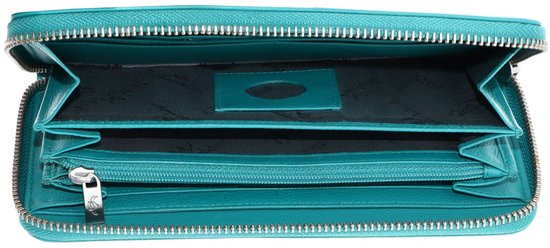 Golden Head Cuir porte-monnaie Madrid RFID Protect RV-Damenbörse 2822 Türkis turquoise
