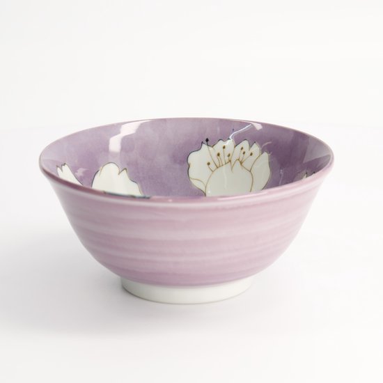 Bol Céramique Flora Japonica – Bleu Blanc Lierre – 500 Ml – Tokyo Design Studio
