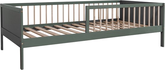 Foto: Gestoffeerd bed 140x200 cm met led en usb hydraulisch tweepersoonsbed met lattenbodem en hoofdeinde opbergruimte opbergbed zonder matras grijs linnen