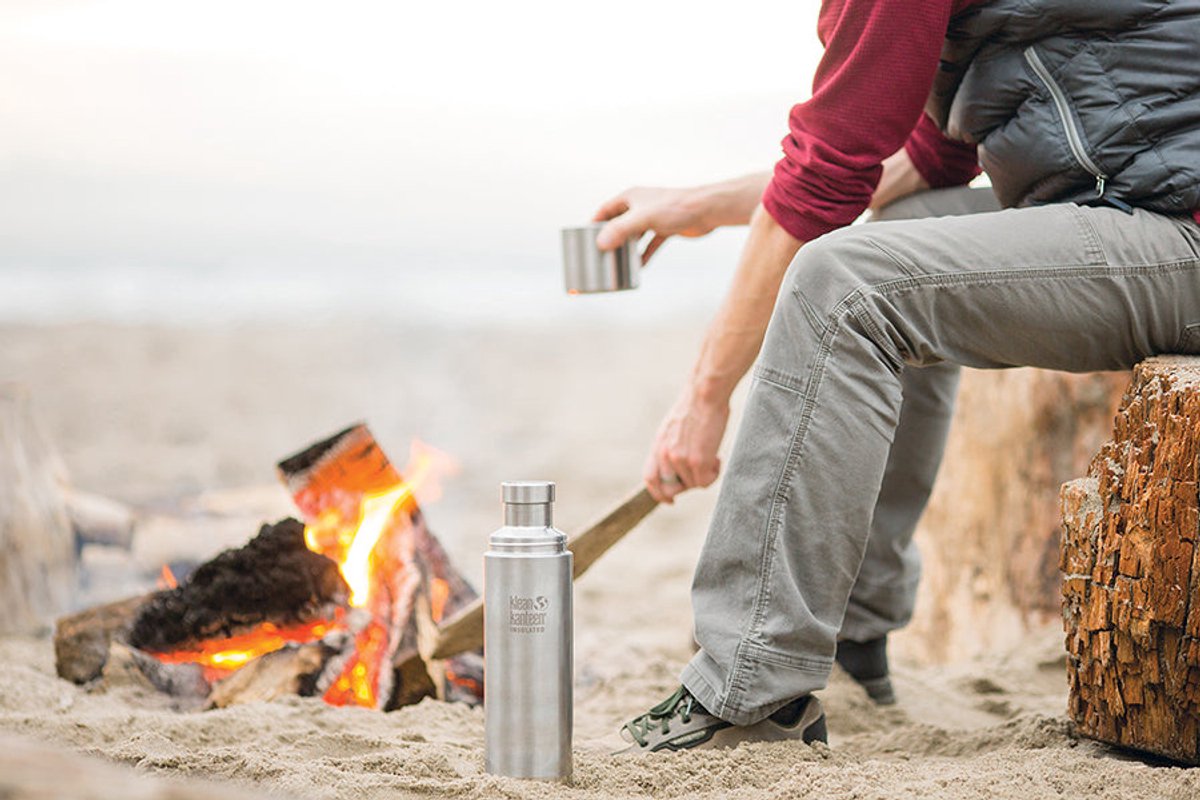 Klean Kanteen TKPro 1000ml - Pour-through cap Shale Black – foto 7