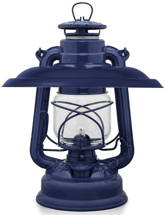 Feuerhand Stormlantaarn Baby special 276 - Donkerblauw - 13.5x15x26.5cm - Modern van Feuerhand — afbeelding 5