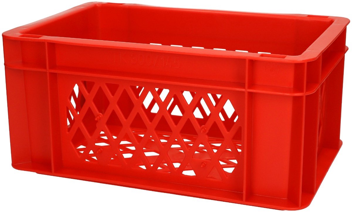 transport bagage krat mini (rood) - Fietsmand