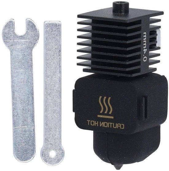 Hotend Mondstuk Kit voor A1 A1 Mini 3D-Printer, Gehard Staal 0,2mm, Ni