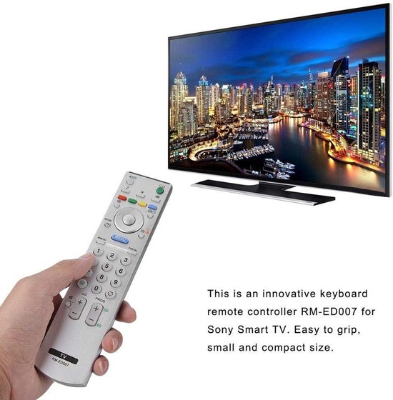 Telecomando Di Ricambio Per Sony RM-ED007 – Sostituzione Diretta, Nessuna Programmazione, 1 Anno Di Garanzia