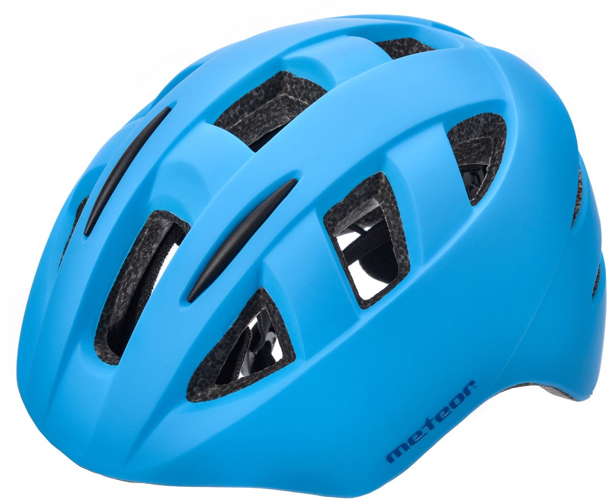 Meteor - Fietshelm - PNY11 - maat S 43-48 cm blauw