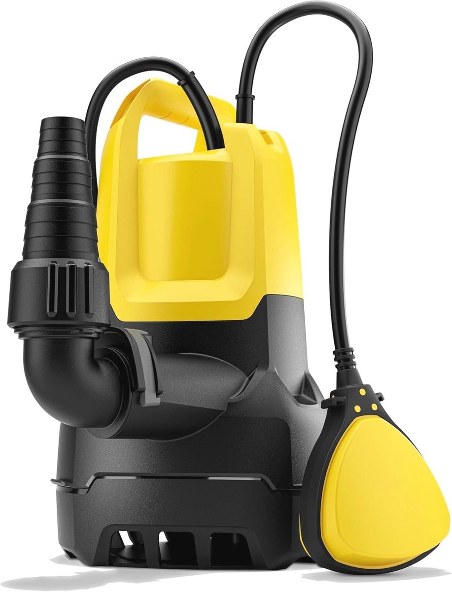 Dompelpomp voor Vuilwater | 9.500 L/h | Max. 6 m Diepte | Tot 20 mm Deeltjes | Ondergelopen Ruimtes & Regenwater