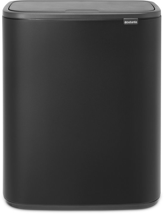 Brabantia Bo Touch Bin Hi Afvalemmer, 36L mat zwart