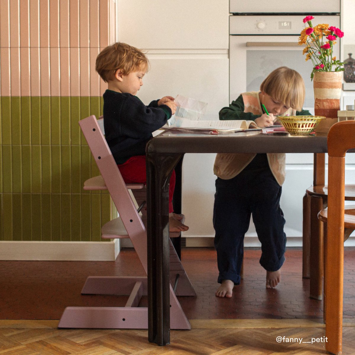 Stokke Tripp Trapp Stoel - Heather Mauve thumbnail 3