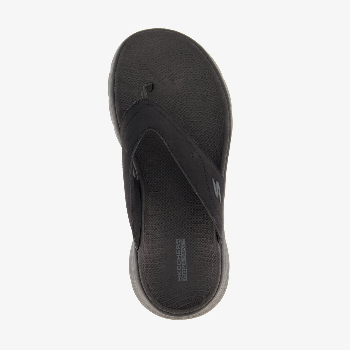 Skechers heren teenslippers zwart - Maat 48