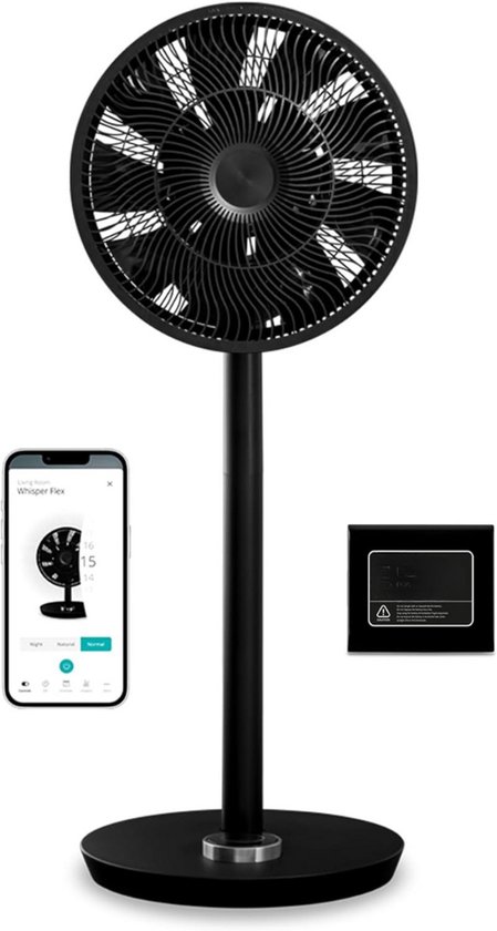 Ventilateur rechargeable Handson Athènes 40 cm noir Ventilateurs