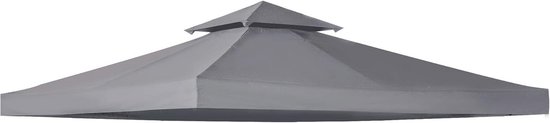 QUICK STAR replacement roof 250g garden pavilion 3x3m sand antique pavilion roof