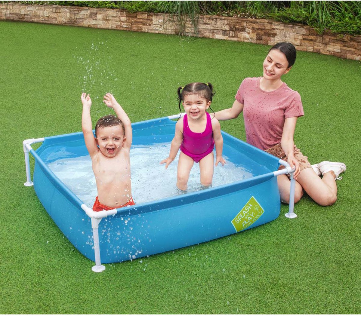 Bestway My first frame zwembad vierkant 122 cm — afbeelding 14