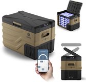 Einhell Accu Koelbox TE-COL 18/27 Li Solo Power X-Change (18 V, 27 liter, koel en warm houden, hybride 12 V voor Auto, 230 V stroomaansluiting, incl. opbergvakken, zonder accu