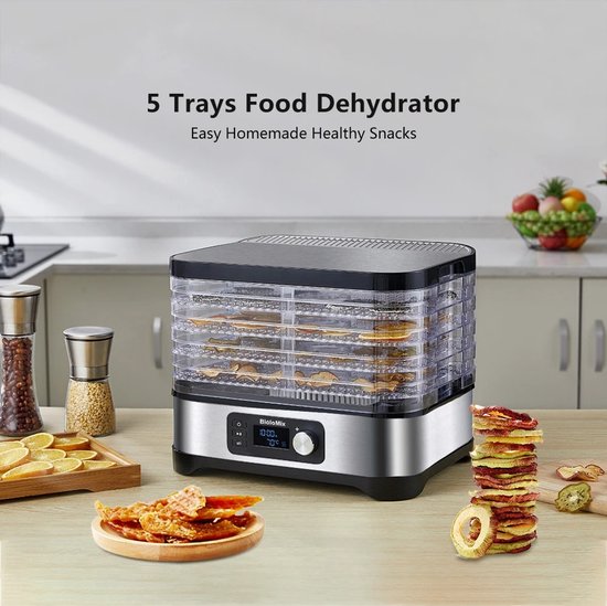 Voedseldroger Dehydrator 5 lagen 400W