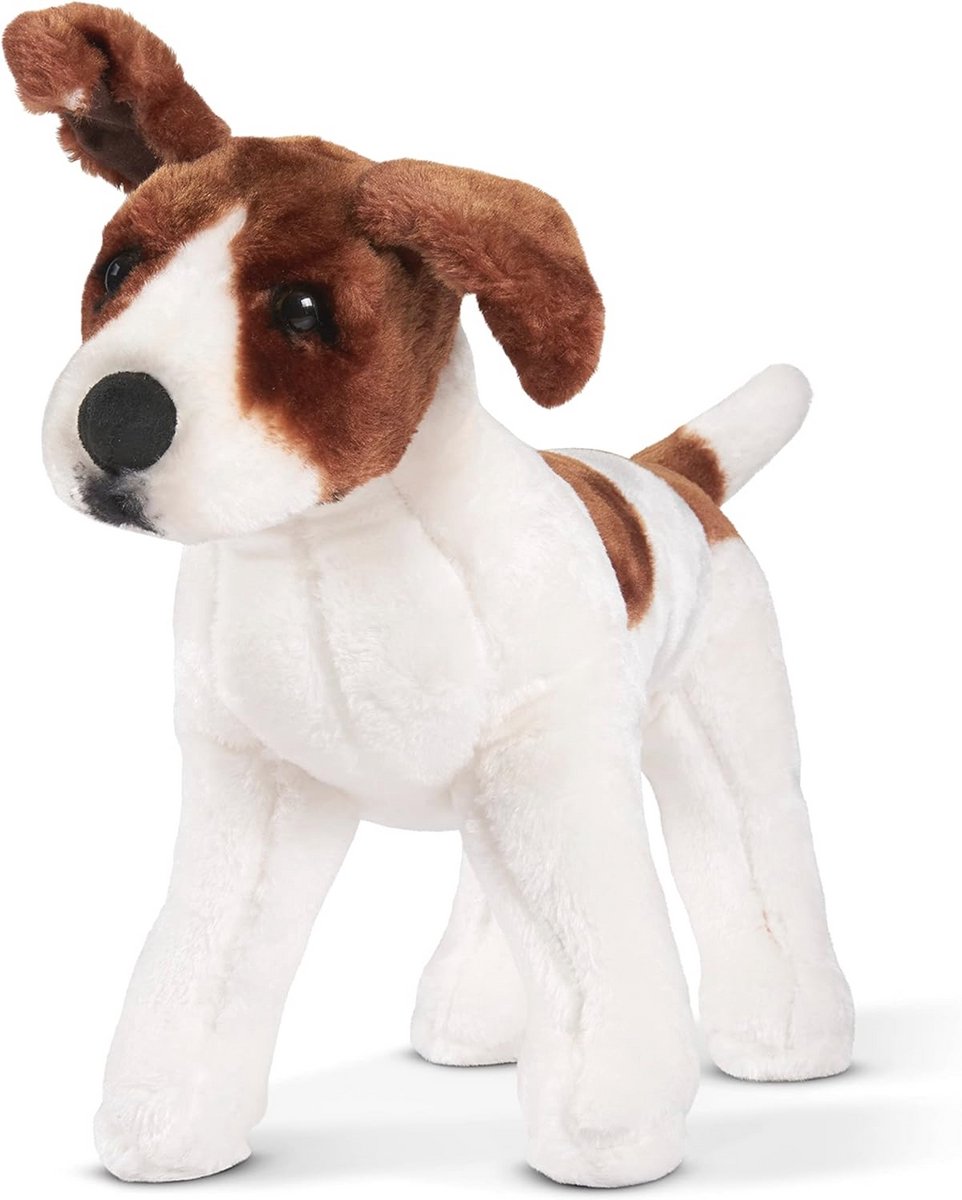 Jack Russell Terrier - Natuurgetrouwe Knuffeldier met Levensechte Gezichtsuitdrukking