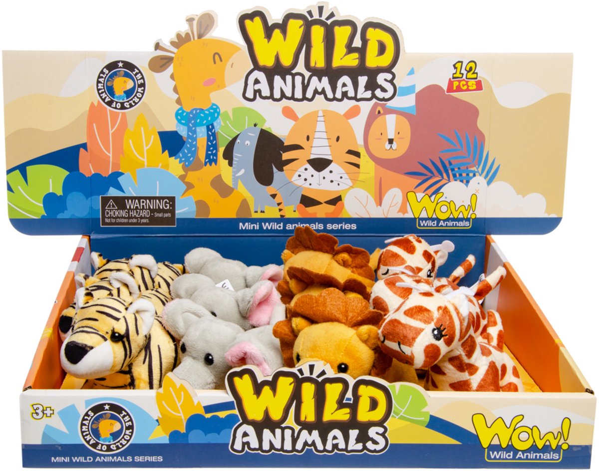 Duckiez Knuffel wilde dieren - 1 stuk