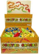 Snake Trick Toy, Hoge Simulatie Mini Snake Model Toy Rubber Regenwoud Nep Slangen Speelgoed voor Halloween Feestartikelen Decoratie (Slang