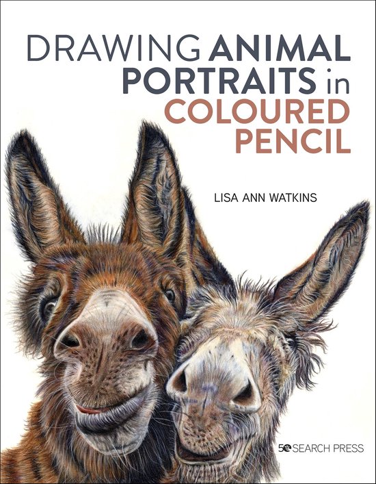 Drawing Animal Portraits in Coloured Pencil - cover