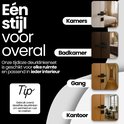 Matzwarte deurklinken voor slaapkamer, badkamer, gang en kantoor.