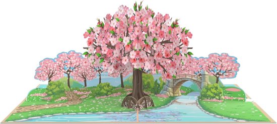 SANTORO 3D Swing Vergroeting Card, Princess on A Swing by