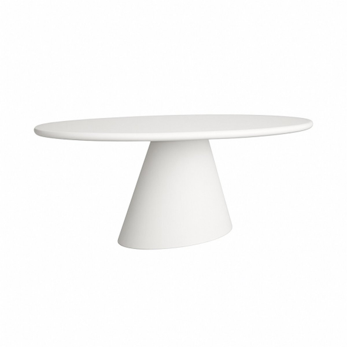 Tower Living Eetkamertafel Mello Ovaal Wit 220cm