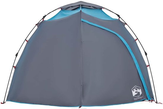 vidaXL - Koepeltent - 4-persoons - snelontgrendeling - blauw van Vidaxl — afbeelding 3
