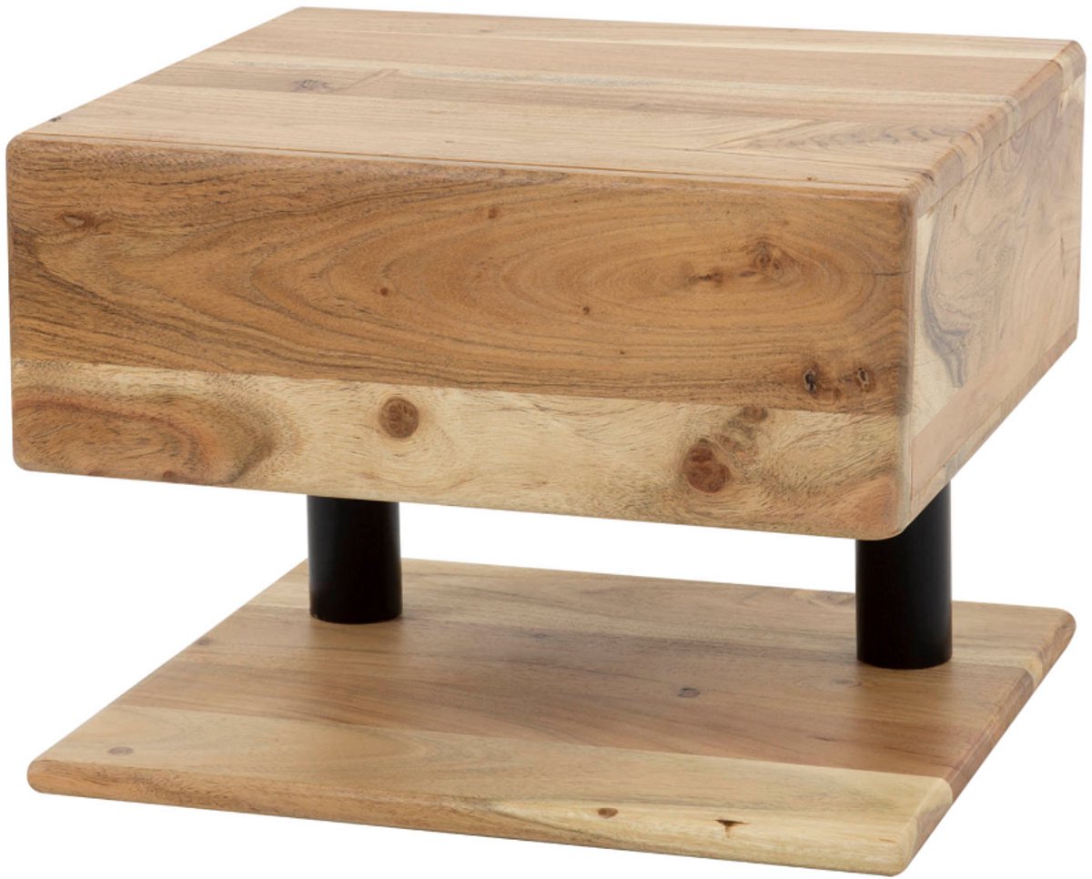 AnLi Style Nachtkastje 1L shelve - Massief acacia naturel