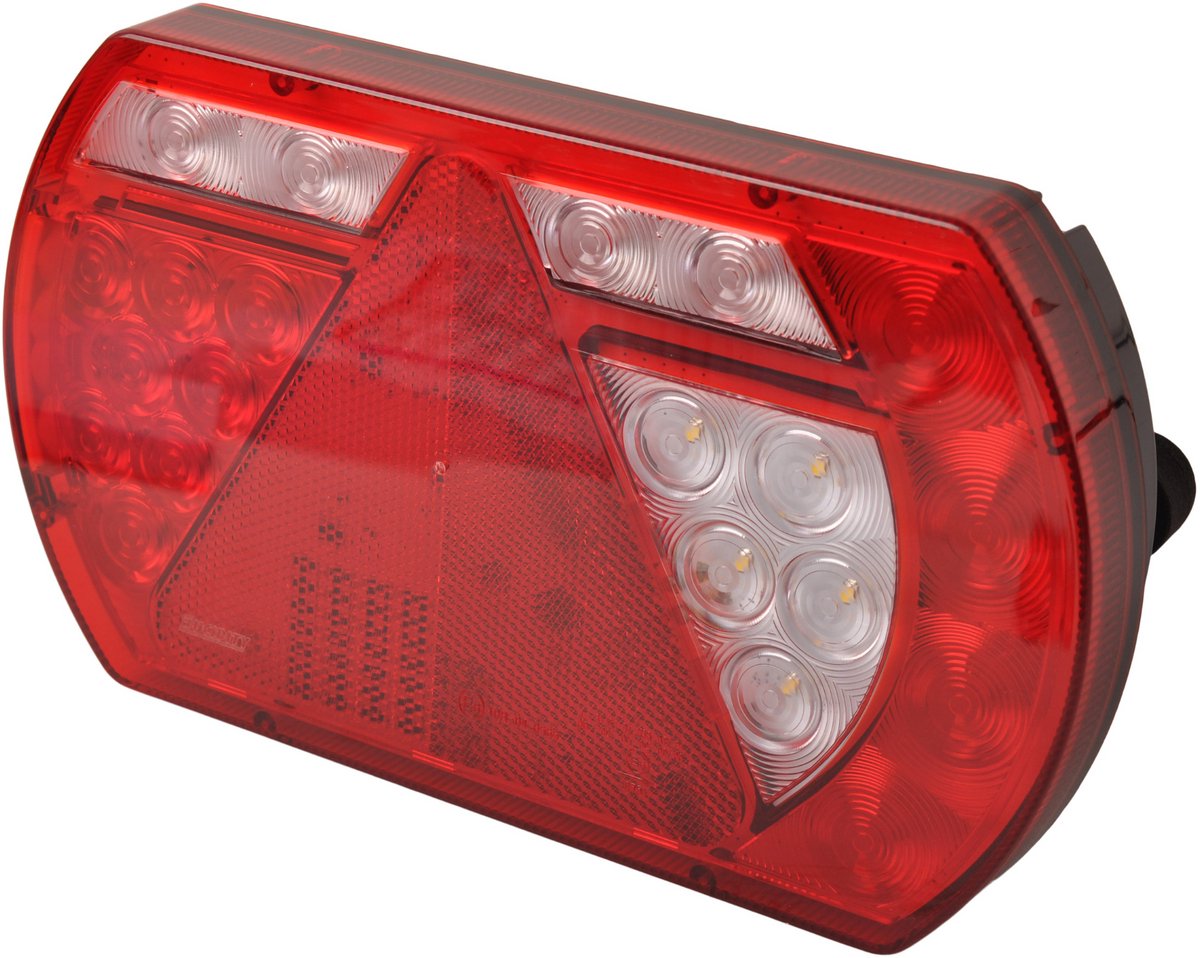 Achterlicht rechts 236x140x25 mm - eenvoudig aan te sluiten met Aspöck connectoren