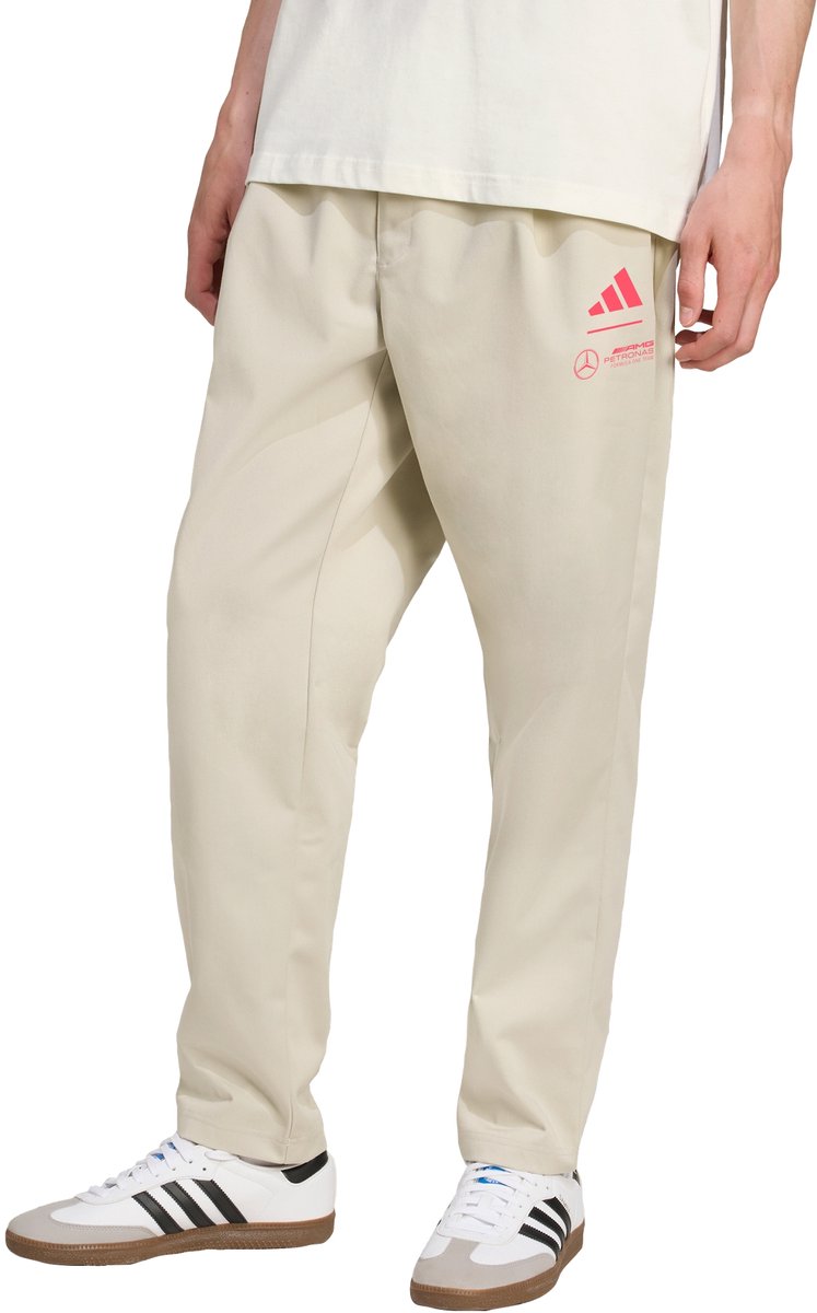 Adidas Performance Mercedes Amg Petronas Formula One Team Summer Chino Broek Heren Beige