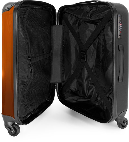 NoBoringSuitcases.com® - Grande valise enfant Un footballeur Ã la lumiÃ¨re orange dans un moment de flottement - Bagage - Valise de voyage pour garÃ§on - Valise chariot - Valises 67cm