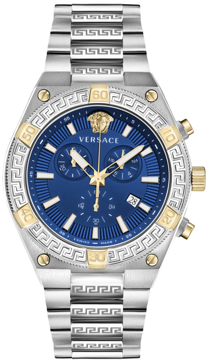 Versace VESO00522 Sporty Greca horloge 46 mm