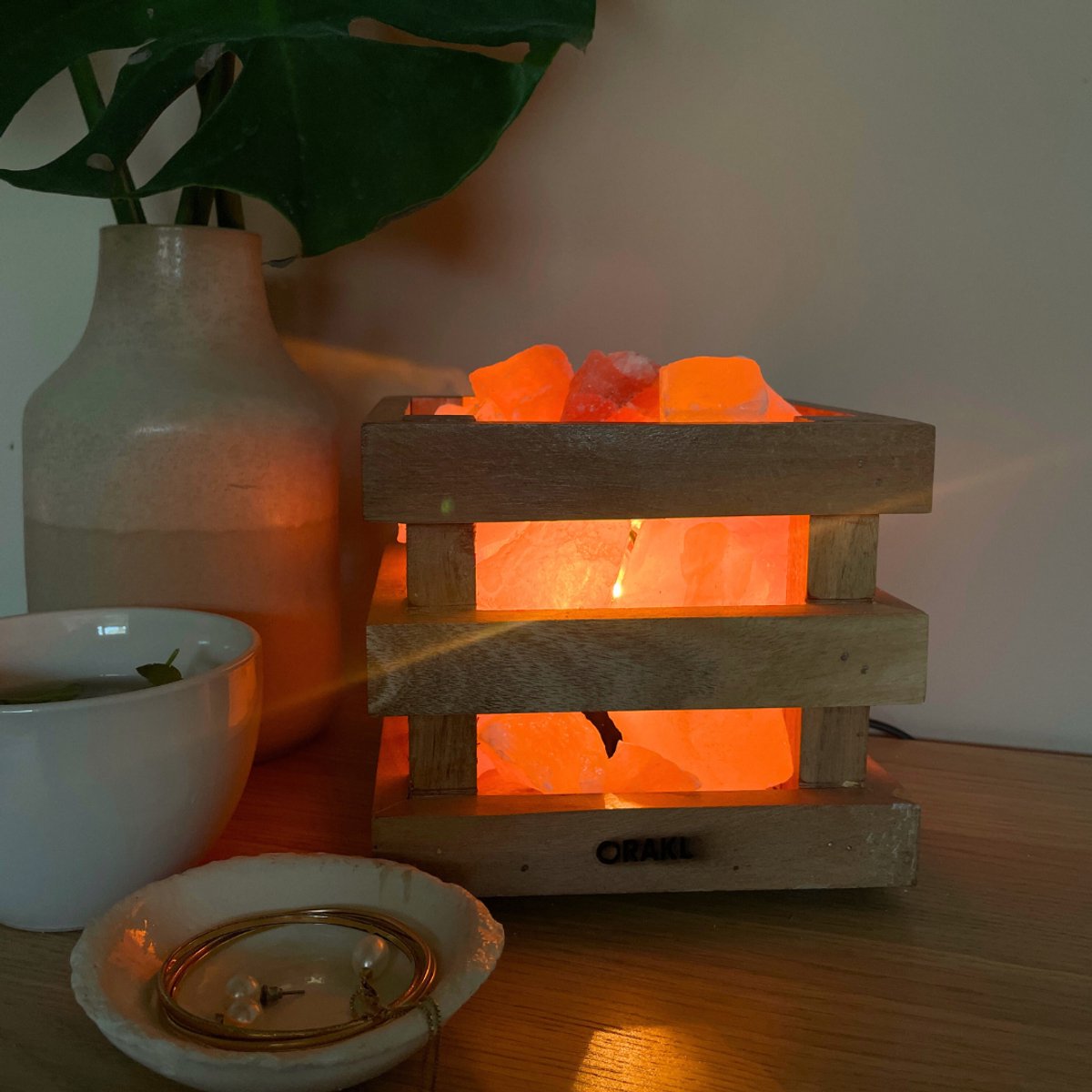 Dimbare Himalaya zoutlamp Radiance - 3-4 KG Dimbare Himalaya zoutlamp Radiance - 3-4 KG