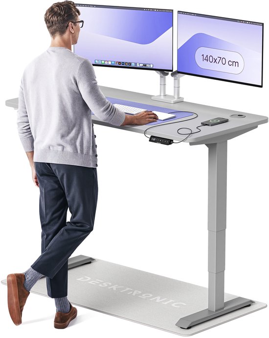 Circle - Ergonomische werkkruk - Zit sta kruk - Zwart - Wielen - Chro