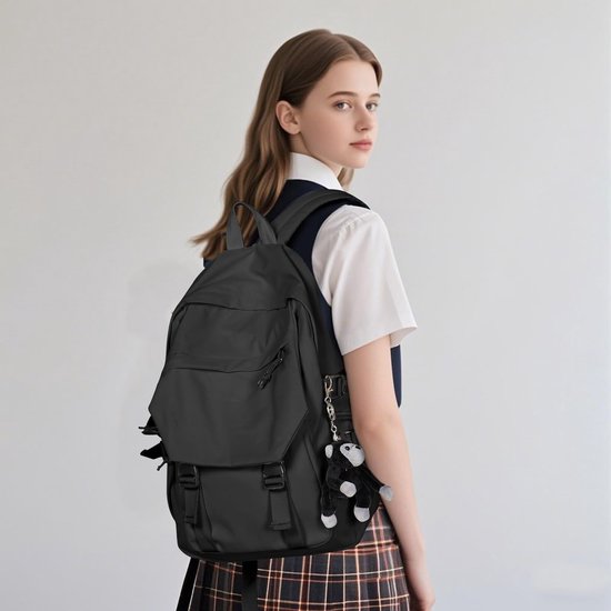 Roze VERSTERKTE Rugzak Voor Schoolmeisjes Met Reflectoren Drie Compartimenten Katje 40x29x20cm 23 L 1102944671
