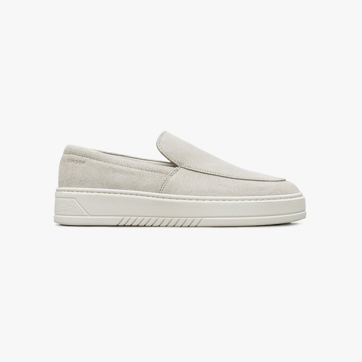 Hinson miller slip-on loafers heren beige suède