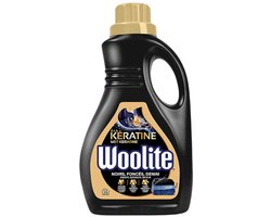 Woolite Zwart, Donker & Denim Wasmiddel met Keratine - 25 Wasbeurten - 1,5L