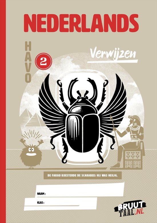 BruutTAAL 2 havo nederlands Werkboek - cover