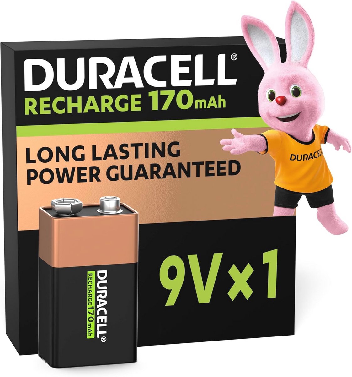 Oplaadbare 9V Batterij 170 mAh - Lange Levensduur voor Diverse Apparaten